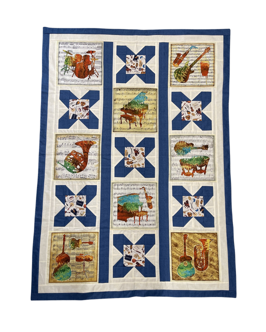 Hobby Quilt Kit - Music / Sewing