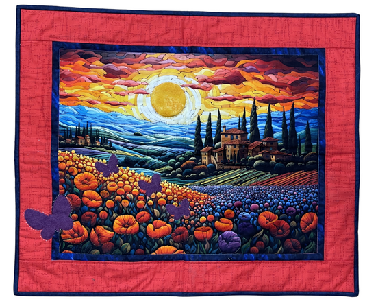 Papillon Sunset Kit – French Quarter Series Wall-hanging