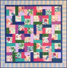 Tropical Flowers Lap Quilt Kit