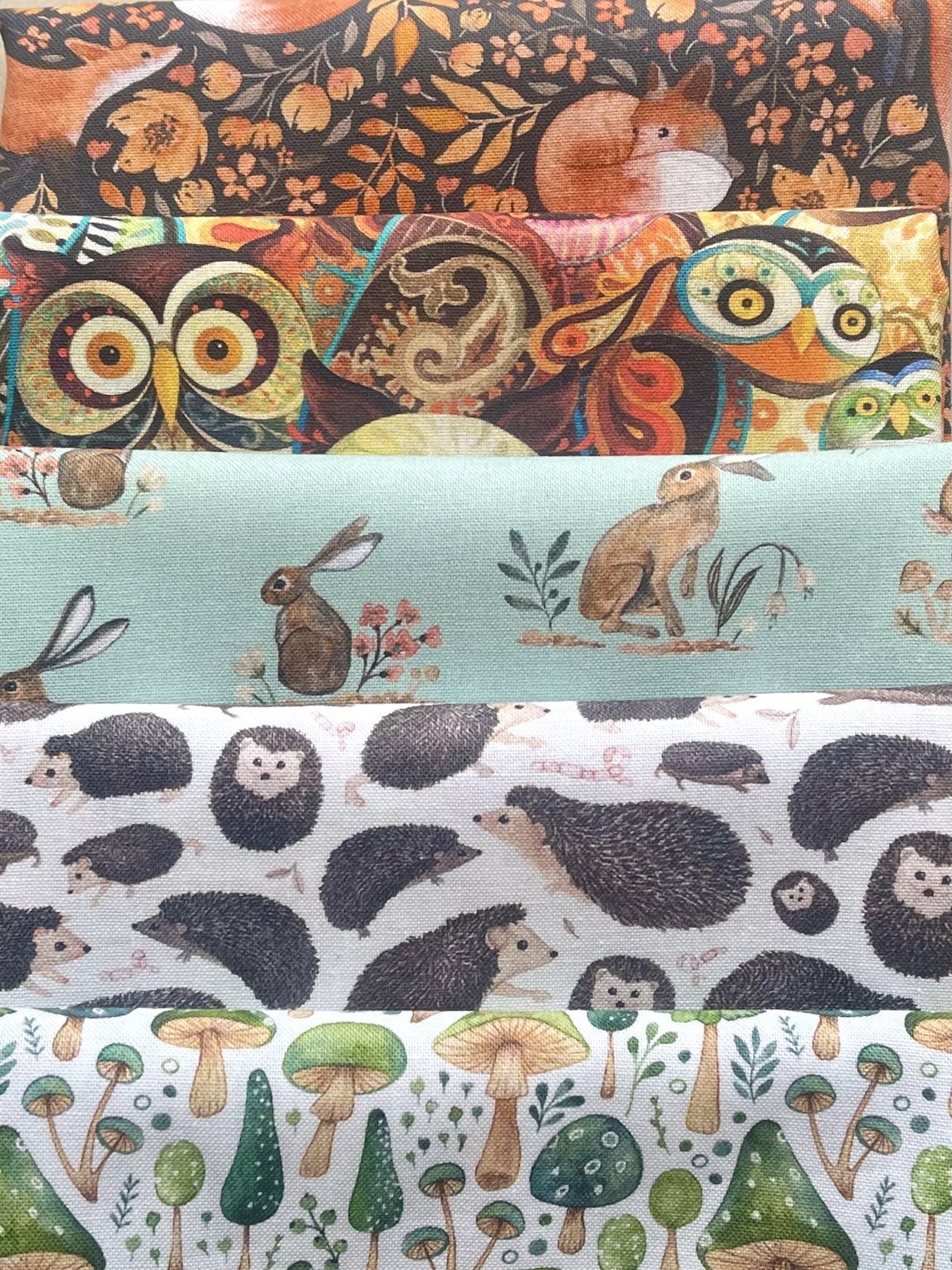 Novelty 5 Fat Quarters Fabric Pack
