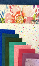 Tropical Flowers Lap Quilt Kit