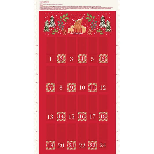 Celtic Christmas Advent Calendar Panel