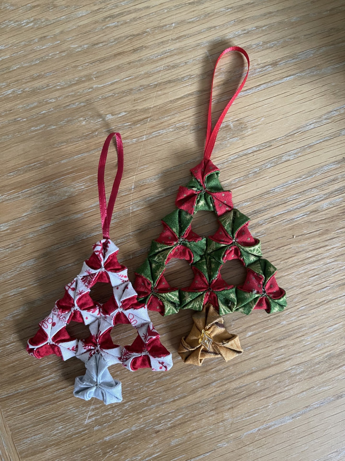 Tiny Folded Christmas Tree Decoration Kit
