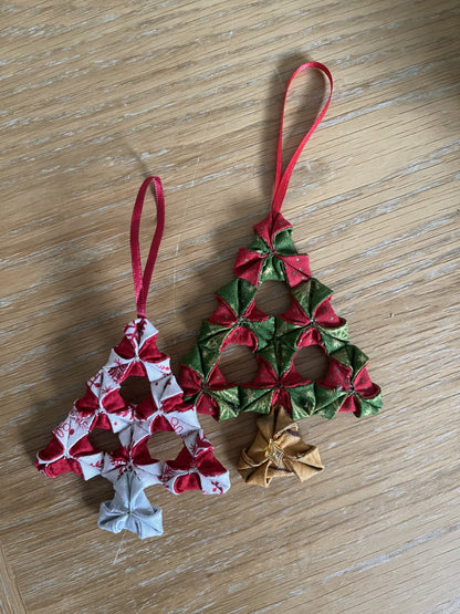 Tiny Folded Christmas Tree decoration kit