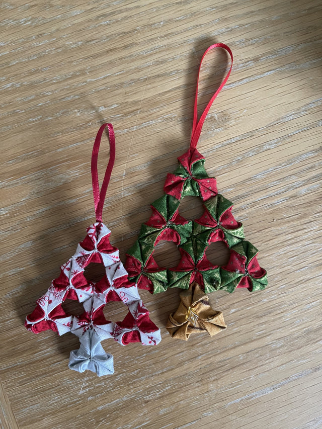 Tiny Folded Christmas Tree Decoration Kit