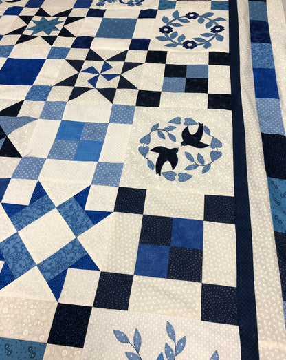 Blueberries and Cream Block of the Month