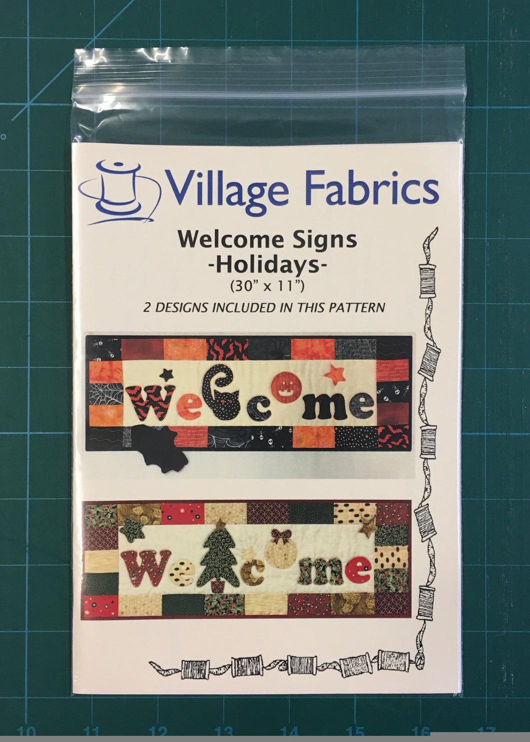 Welcome Signs - Holidays Pattern