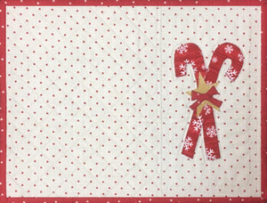 Candy Cane Placemat Pattern
