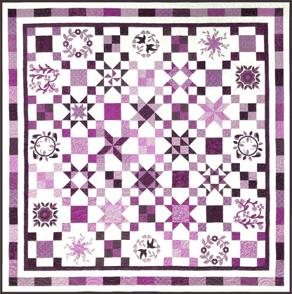 Blueberries and Cream Block of the Month