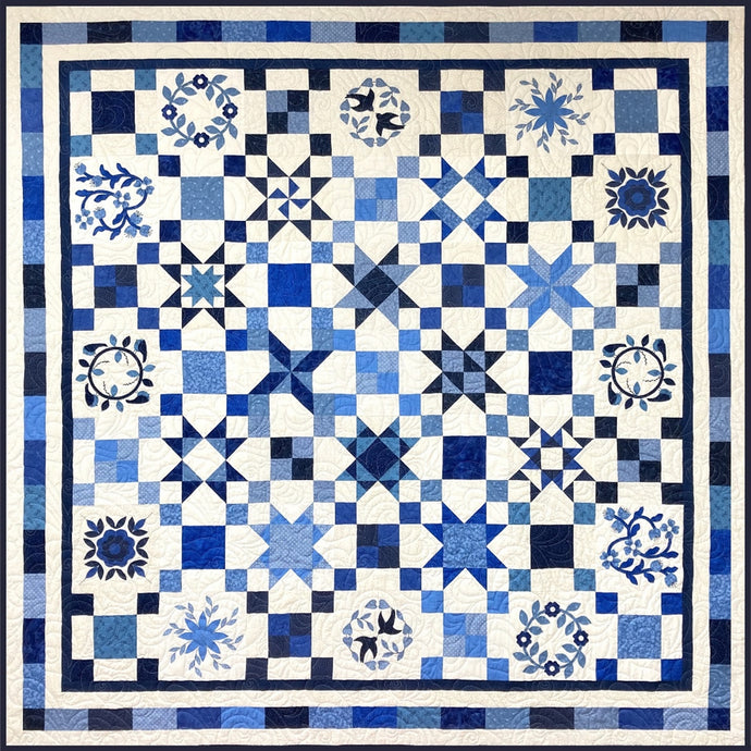 Blueberries and Cream Block of the Month
