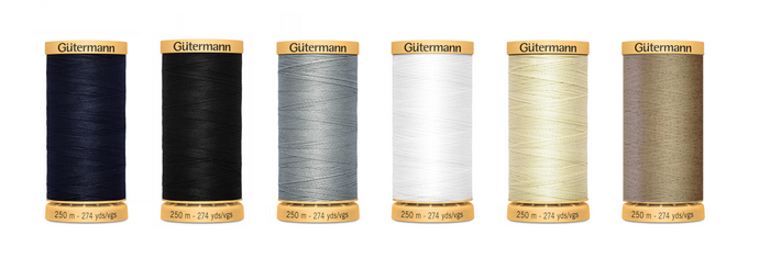 Cotton Thread 250 meter spools