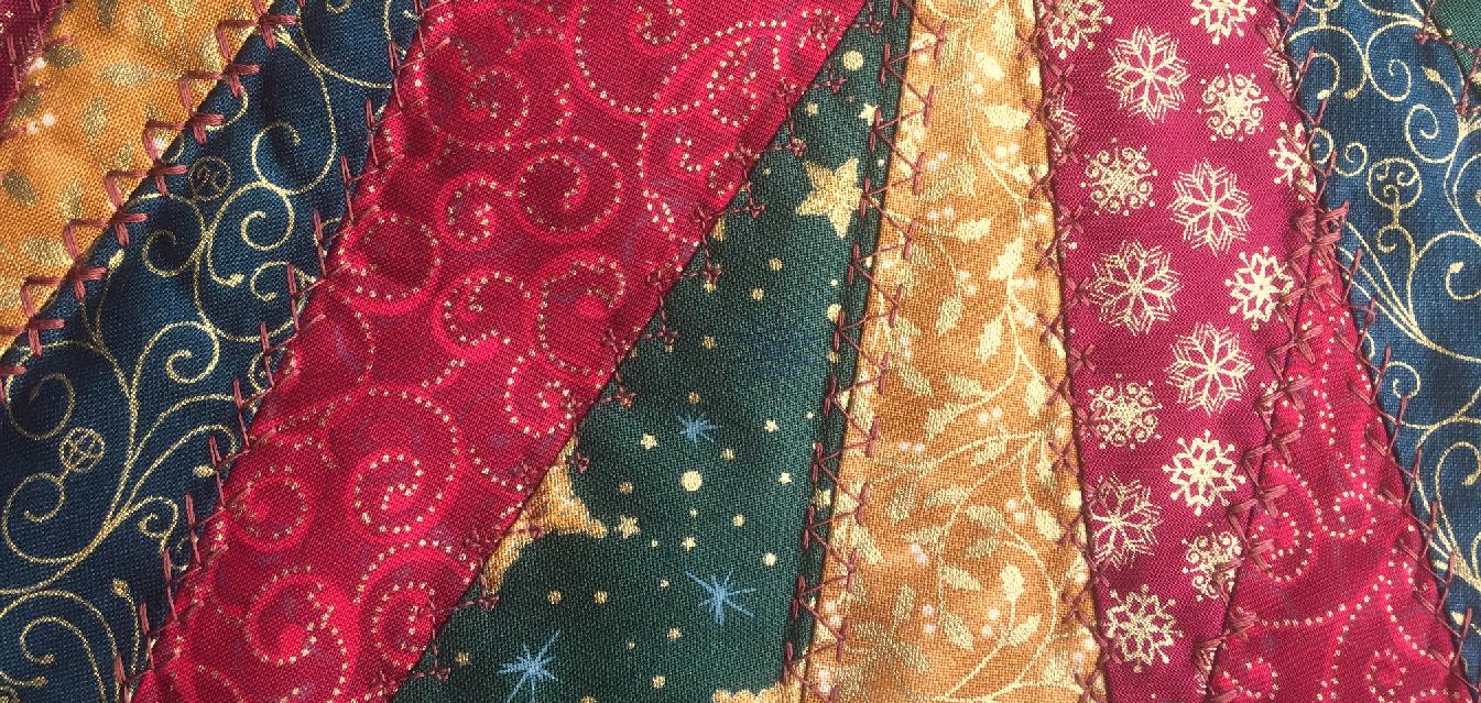 Crazy Patchwork Christmas Stocking Pattern