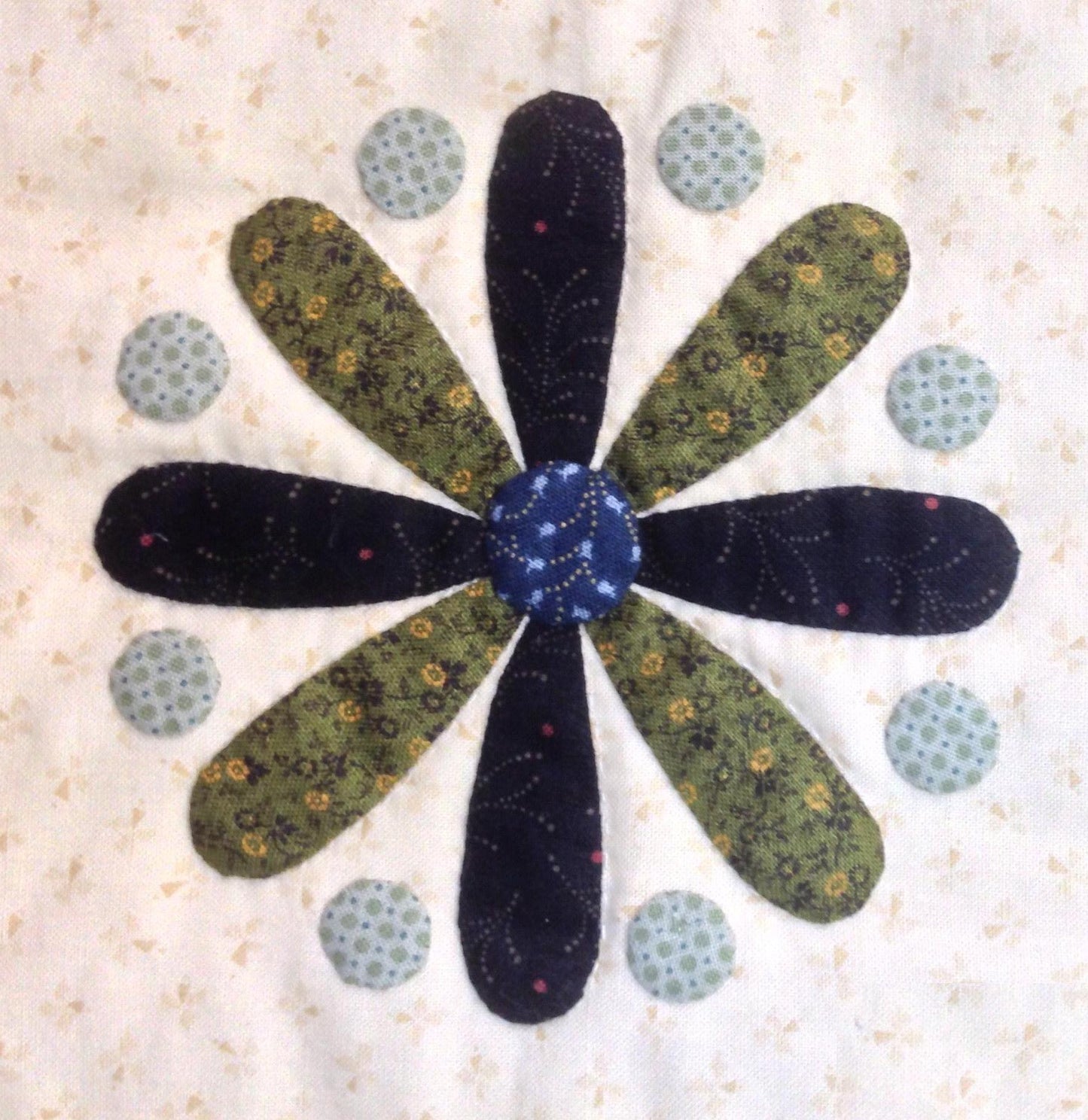 Village English Paper Pieced Sampler - Block of the Month