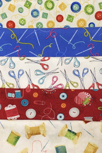 Sewing Themed 5 Fat Quarter Pack