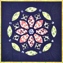 Rose Window Series - Sunset Fireworks, Fruit Spiral, Ocean Wall-Hanging Kit