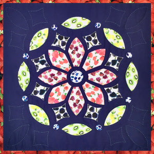 Rose Window Series - Sunset Fireworks, Fruit Spiral, Ocean Wall-Hanging Kit