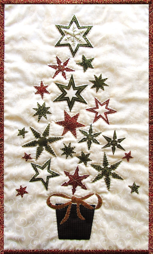 Friday 6th November - Machine Applique Technique - Star Christmas Tree