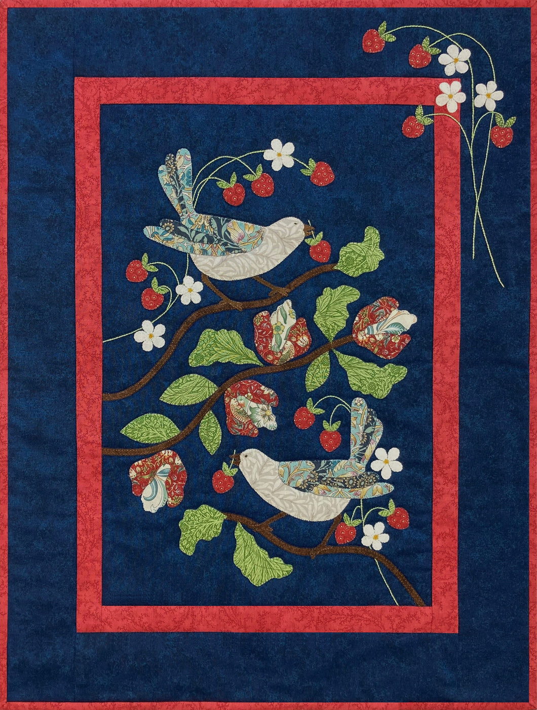 Strawberry Thief Wall Hanging Kit
