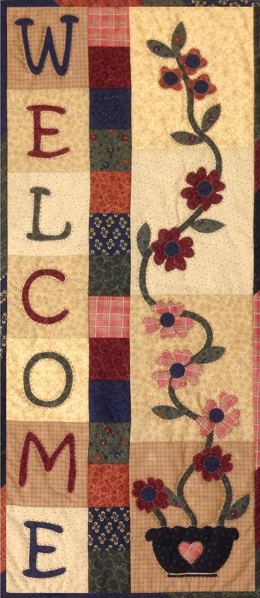 Diy Welcome Pattern Welcome Banner Pattern – Village Fabrics