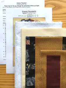 Kimono Placemats Kit