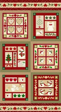 Country Squares Christmas Panel